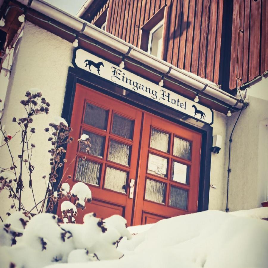 Schwarzes Ross Hotel & Restaurant Oberwiesenthal Exterior foto